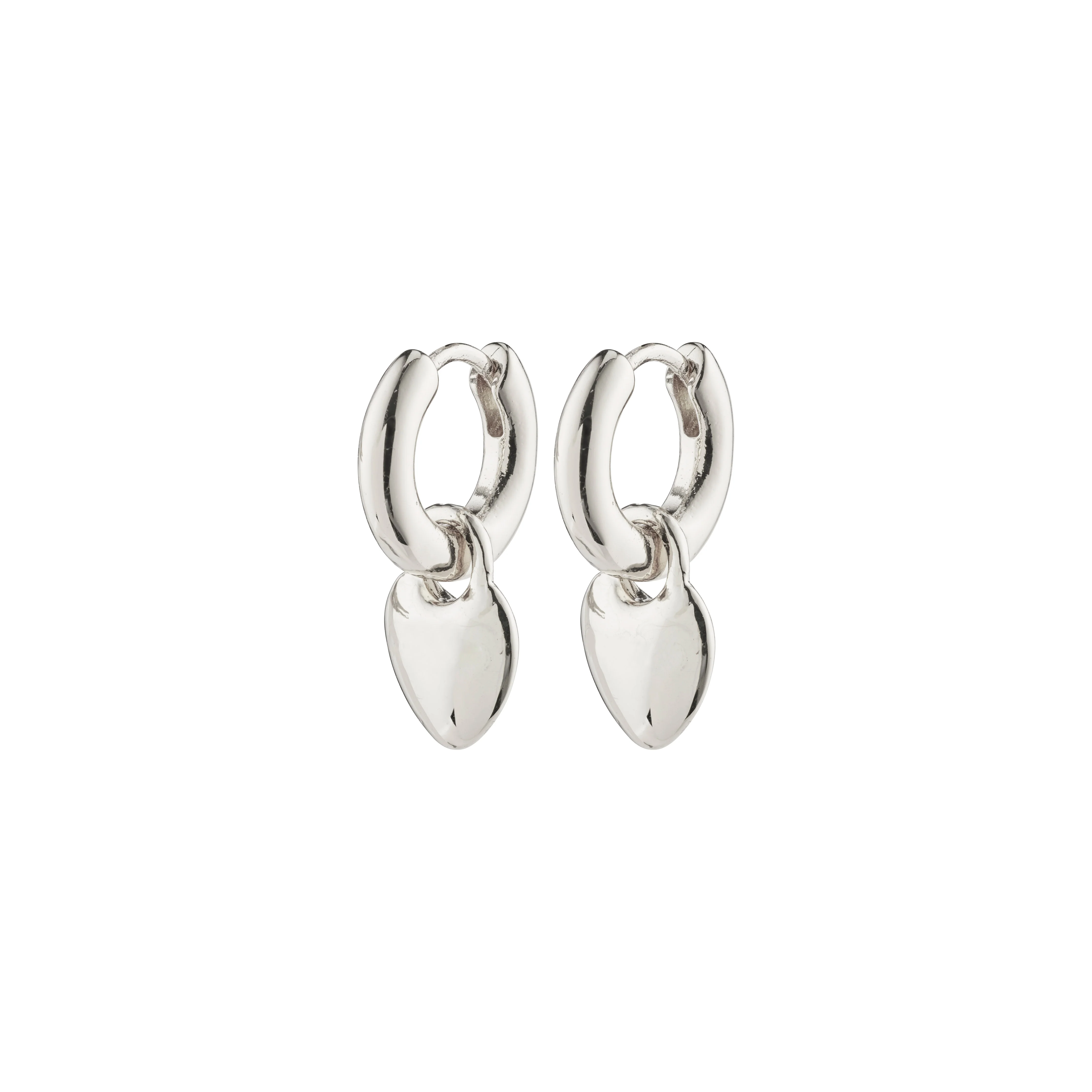 SOPHIA Recycled Heart Hoops - Image 3
