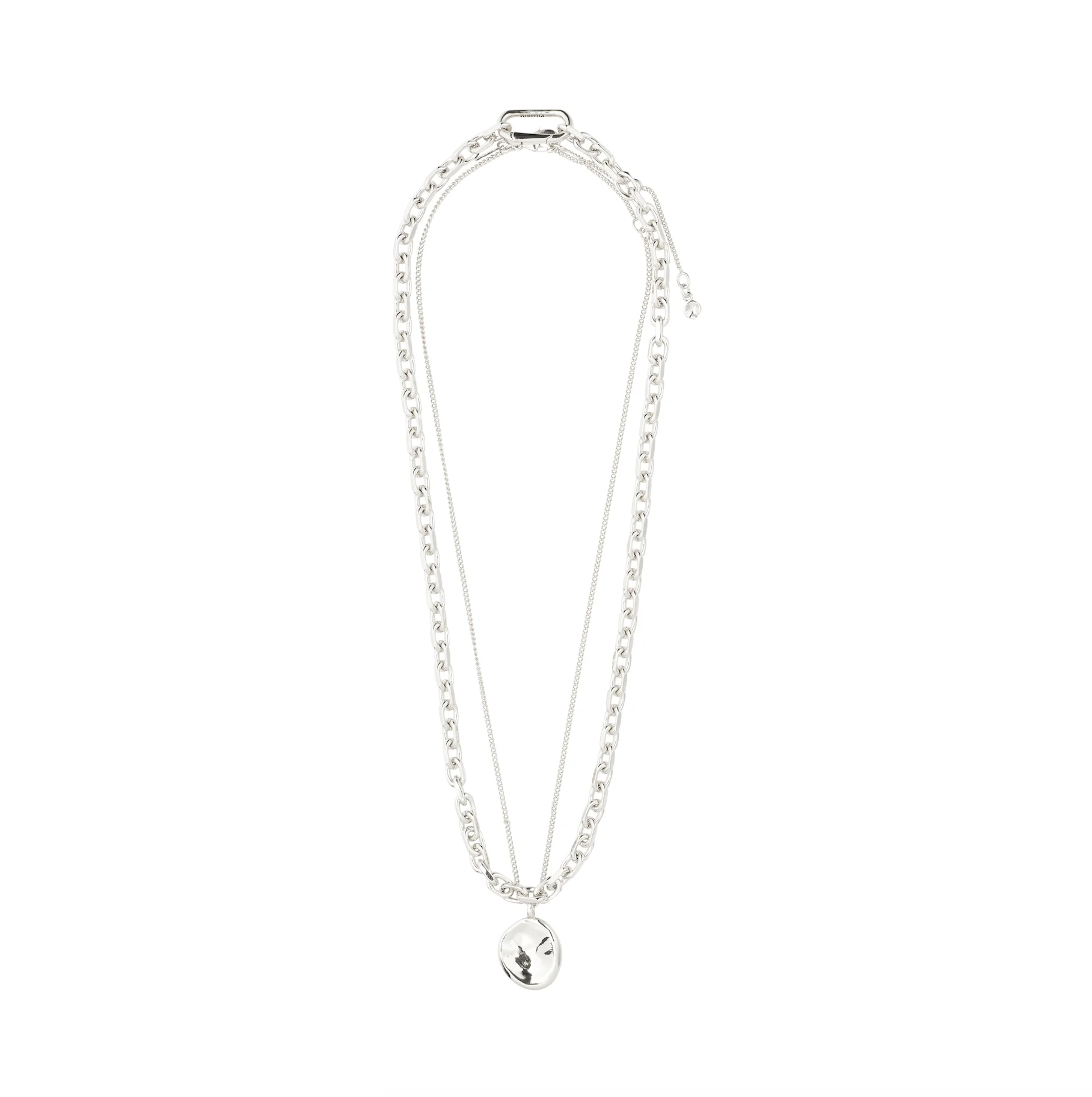 SPARKLE recycled coin pendant necklace 2-in-1 - Image 5
