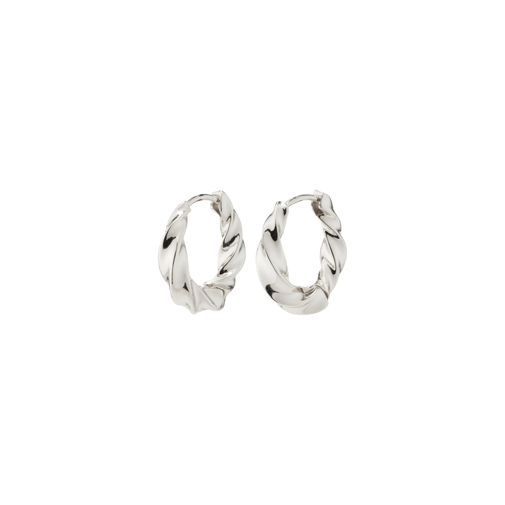 Taffy Recycled Small Swirl Hoops - Image 4