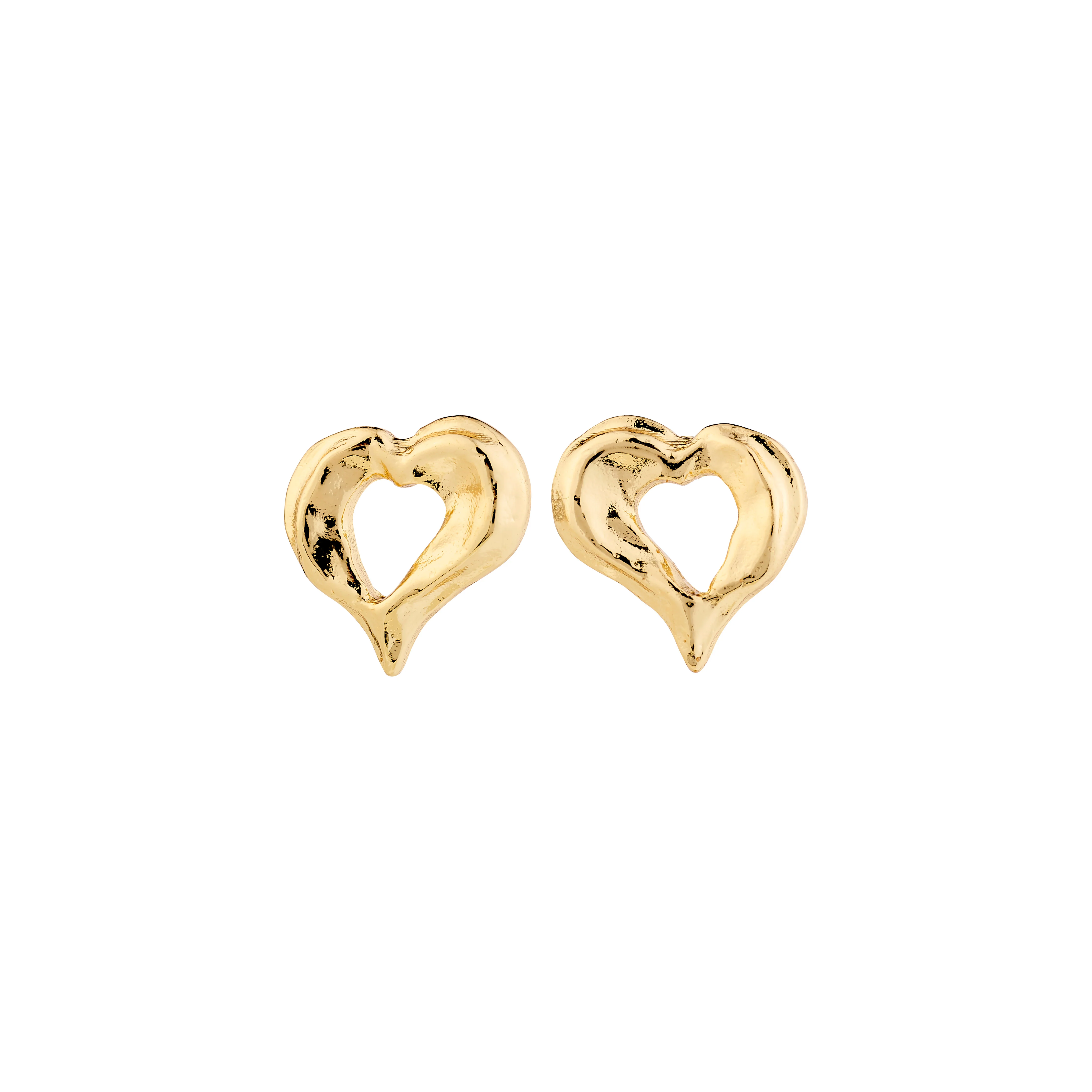 TIDE Recycled Heart Stud Earrings
