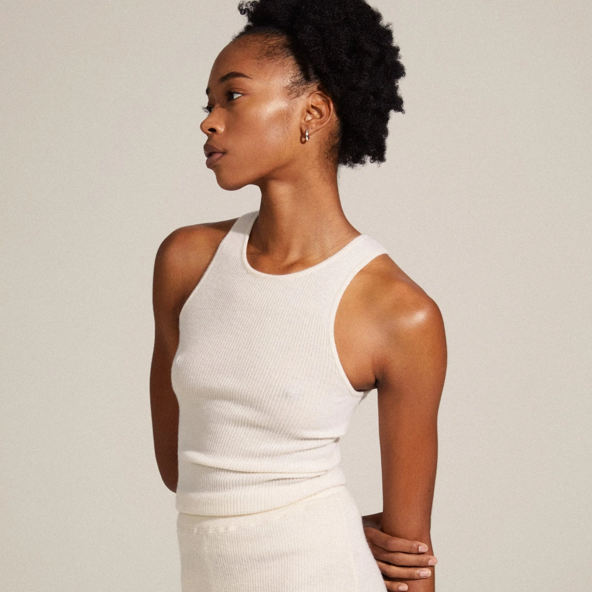 Tyra Recycled Hoop Earrings - Image 4