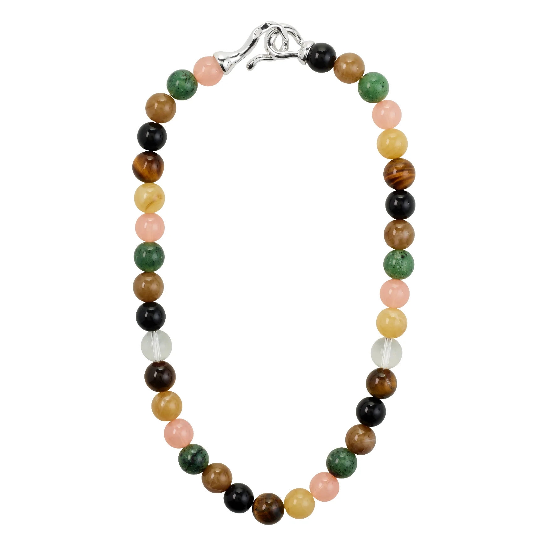 UNFOLD semi-precious stones necklace multicolour - Image 2